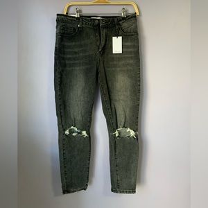 Boutique distressed jeans